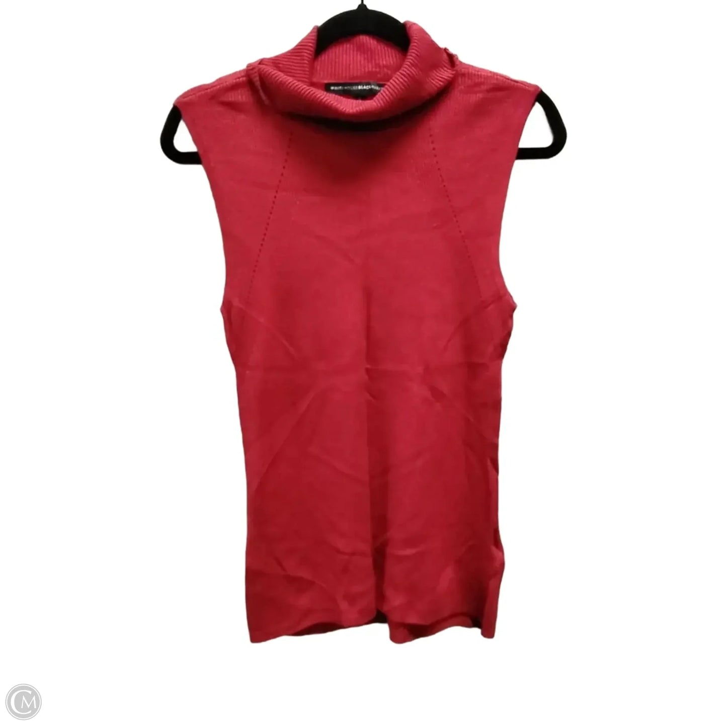 Sweater Short Sleeve By White House Black Market In Red, Size: L