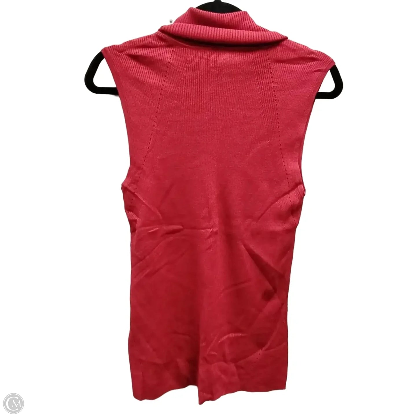 Sweater Short Sleeve By White House Black Market In Red, Size: L