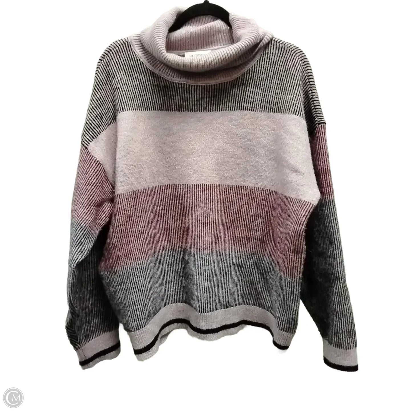 Sweater By Liz Claiborne In Purple, Size: Xxl