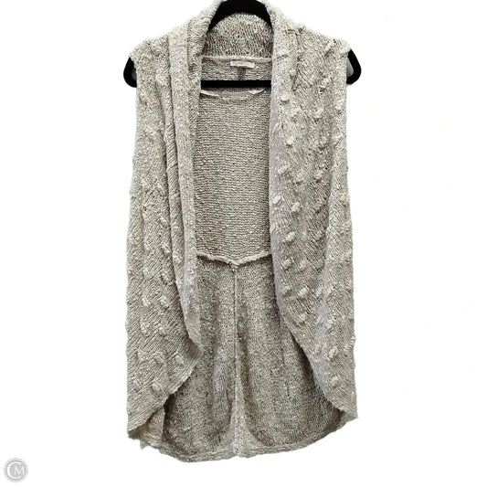 Vest Sweater By Cato In Beige, Size: M