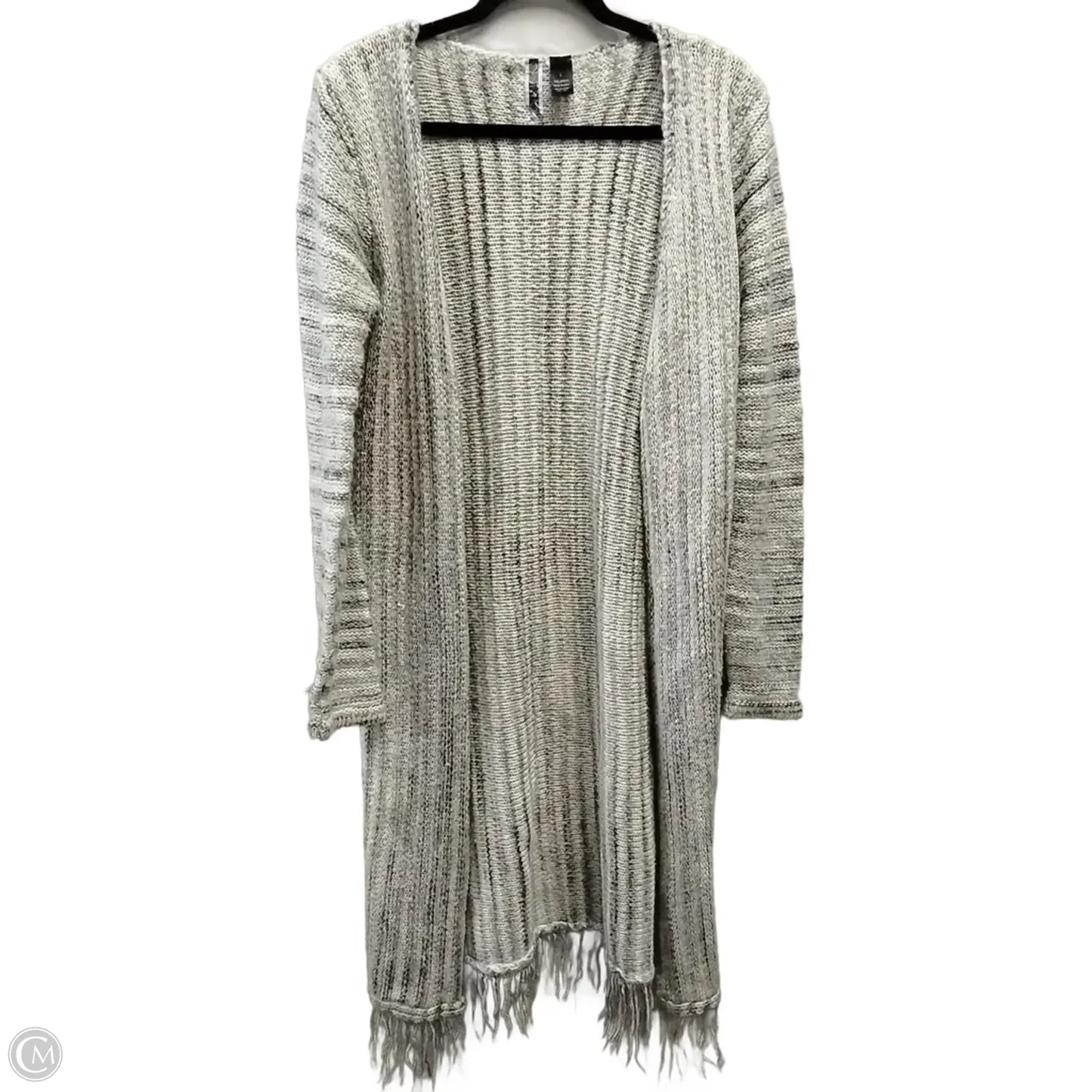 Sweater Cardigan Cashmere By Bke In Striped Pattern, Size: L