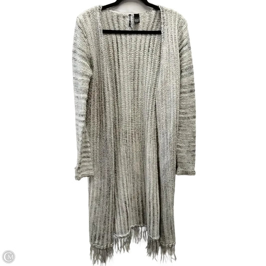 Sweater Cardigan Cashmere By Bke In Striped Pattern, Size: L
