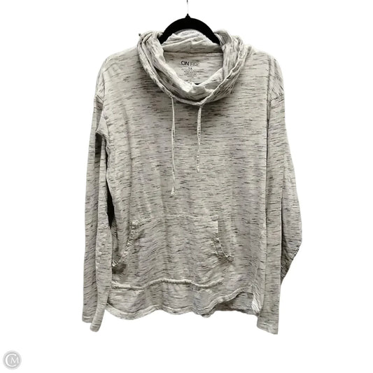 Top Long Sleeve By Clothes Mentor In Grey, Size: 3x