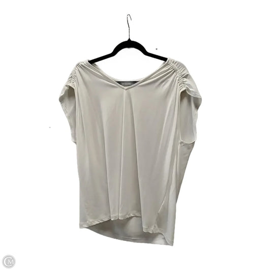 Top Sleeveless By Nine West In White, Size: L