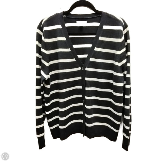 Sweater By Croft And Barrow In Striped Pattern, Size: Xl