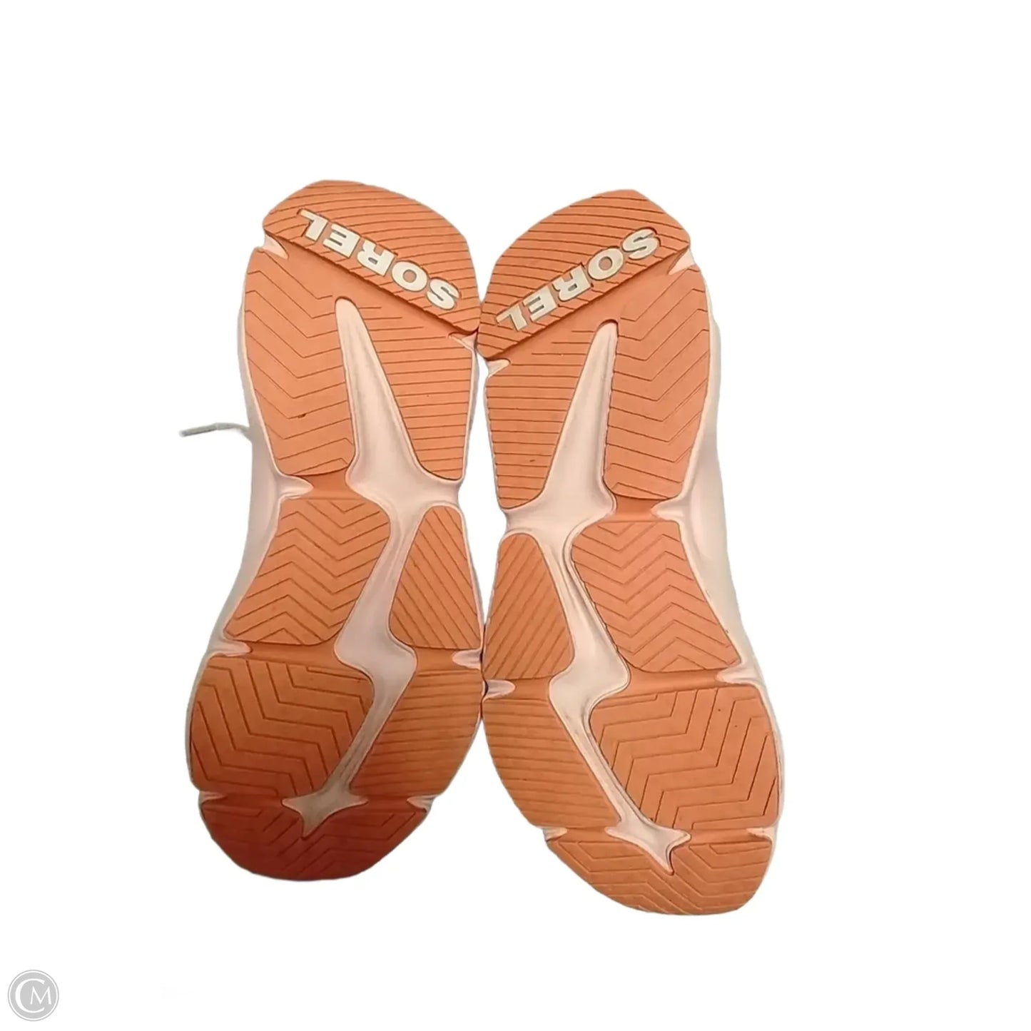 Shoes Athletic By Sorel In Pink & White, Size: 6