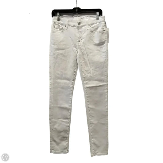 Jeans Skinny By 7 For All Mankind In White, Size: 4