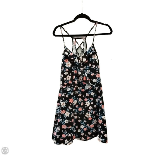 Dress Casual Short By No Boundaries In Floral Print, Size: L
