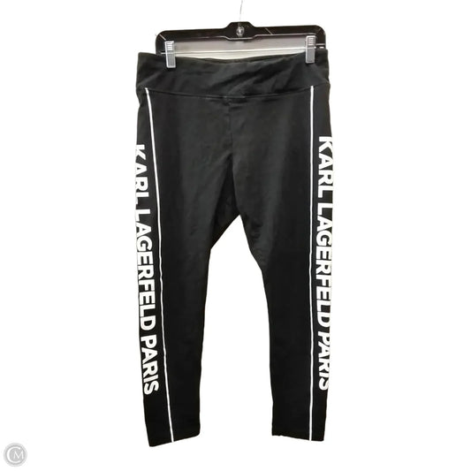 Pants Designer By Karl Lagerfeld In Black & White, Size: M