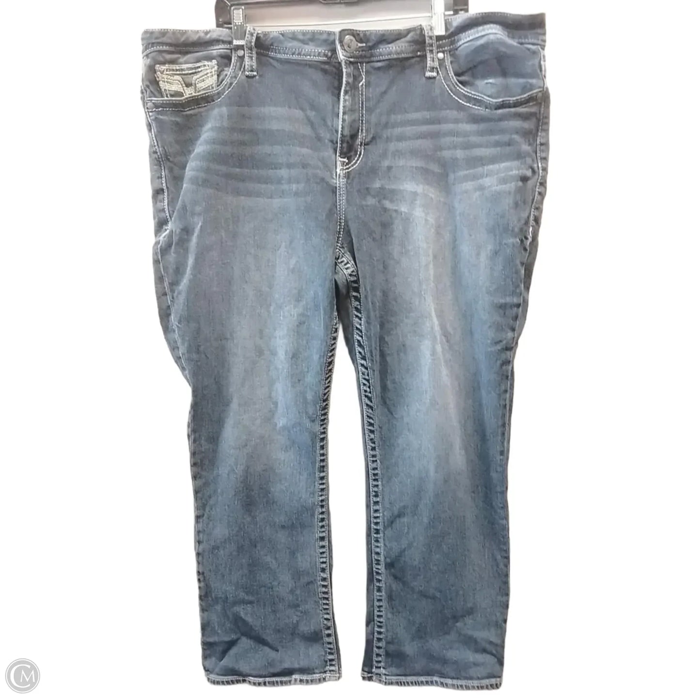 Jeans Boot Cut By Vigoss In Blue Denim, Size: 24