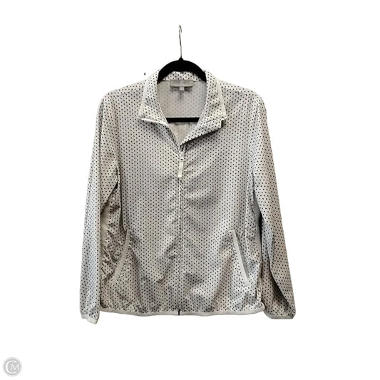 Top Long Sleeve By Talbots In Polkadot Pattern, Size: Mp