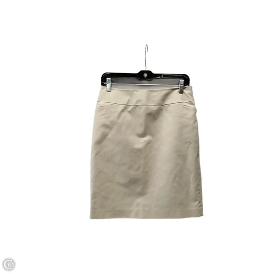 Skirt Midi By Halogen In Tan, Size: 6