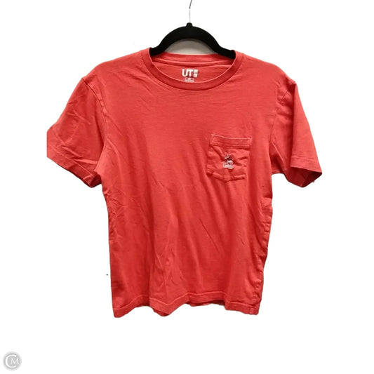 Top Short Sleeve By Disney In Red, Size: Xs