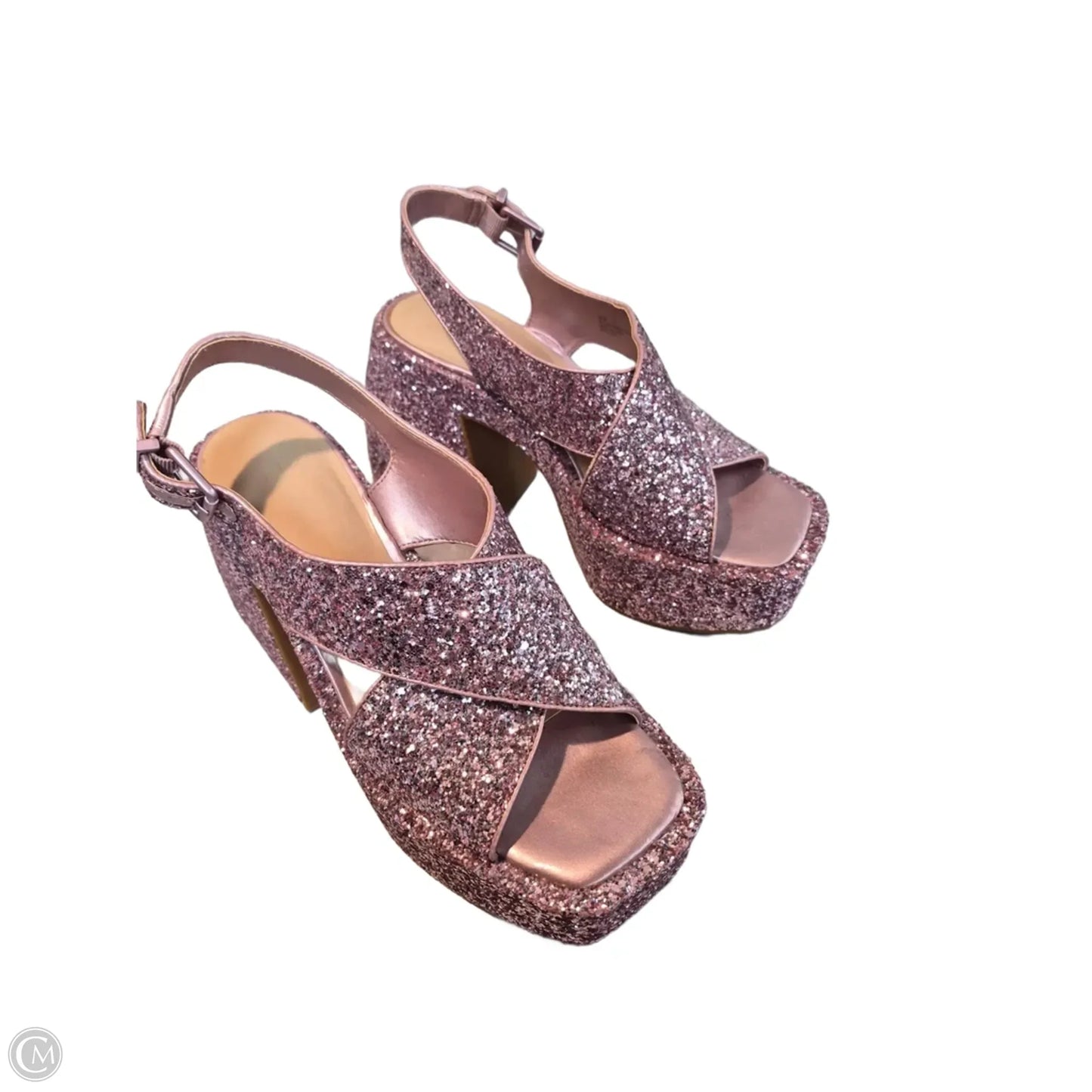 Shoes Heels Platform By Gianni Bini In Pink, Size: 9
