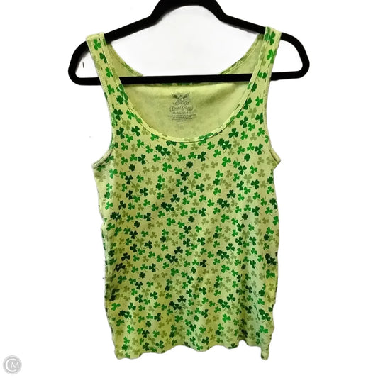 Tank Top By Faded Glory In Green, Size: Xl