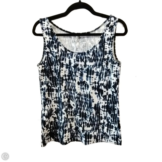 Tank Top By Eddie Bauer In Tie Dye Print, Size: L
