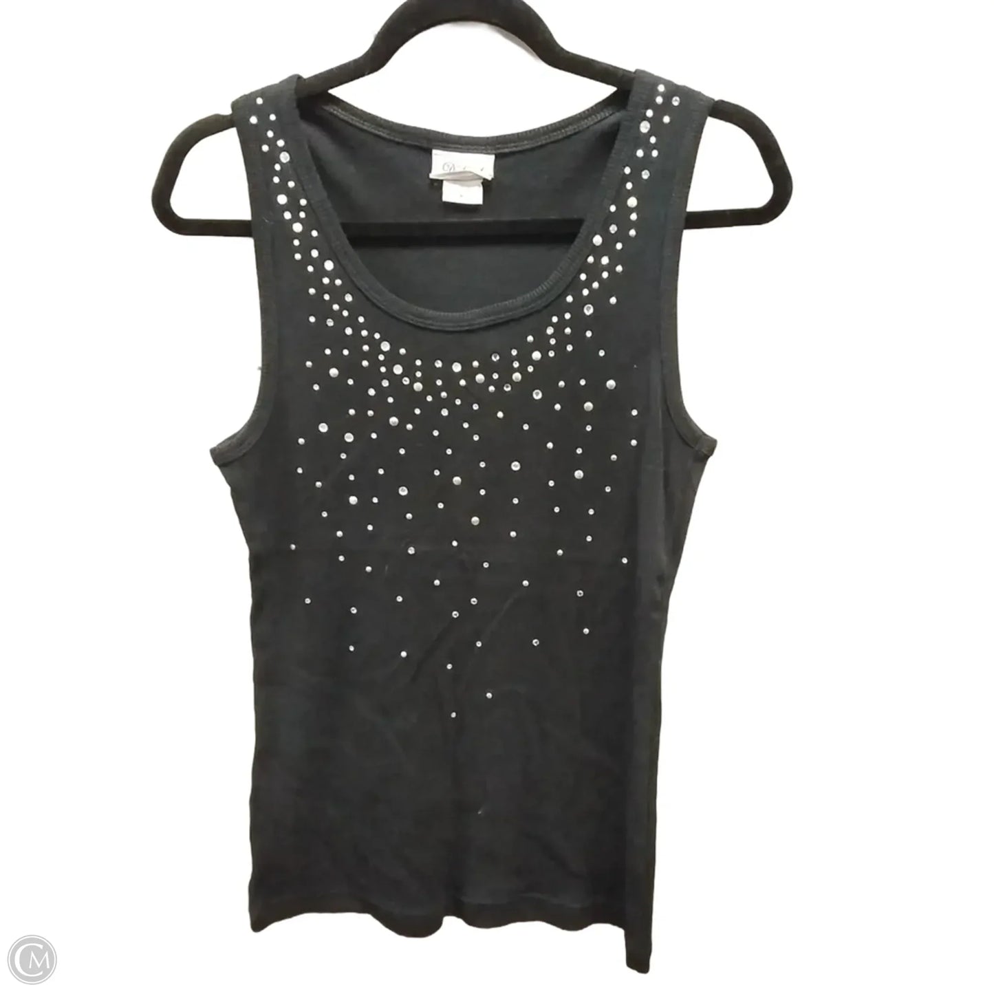 Tank Top By Clothes Mentor In Black, Size: L