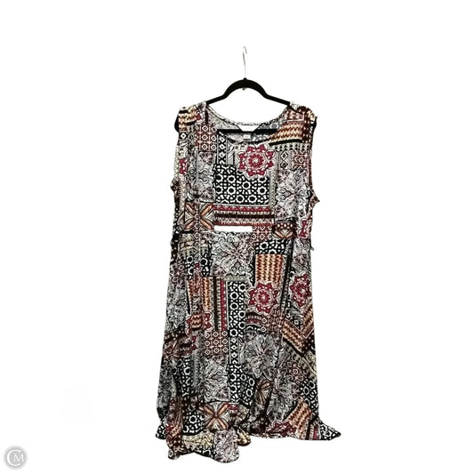Dress Casual Maxi By Cj Banks In Geometric Pattern, Size: 1x