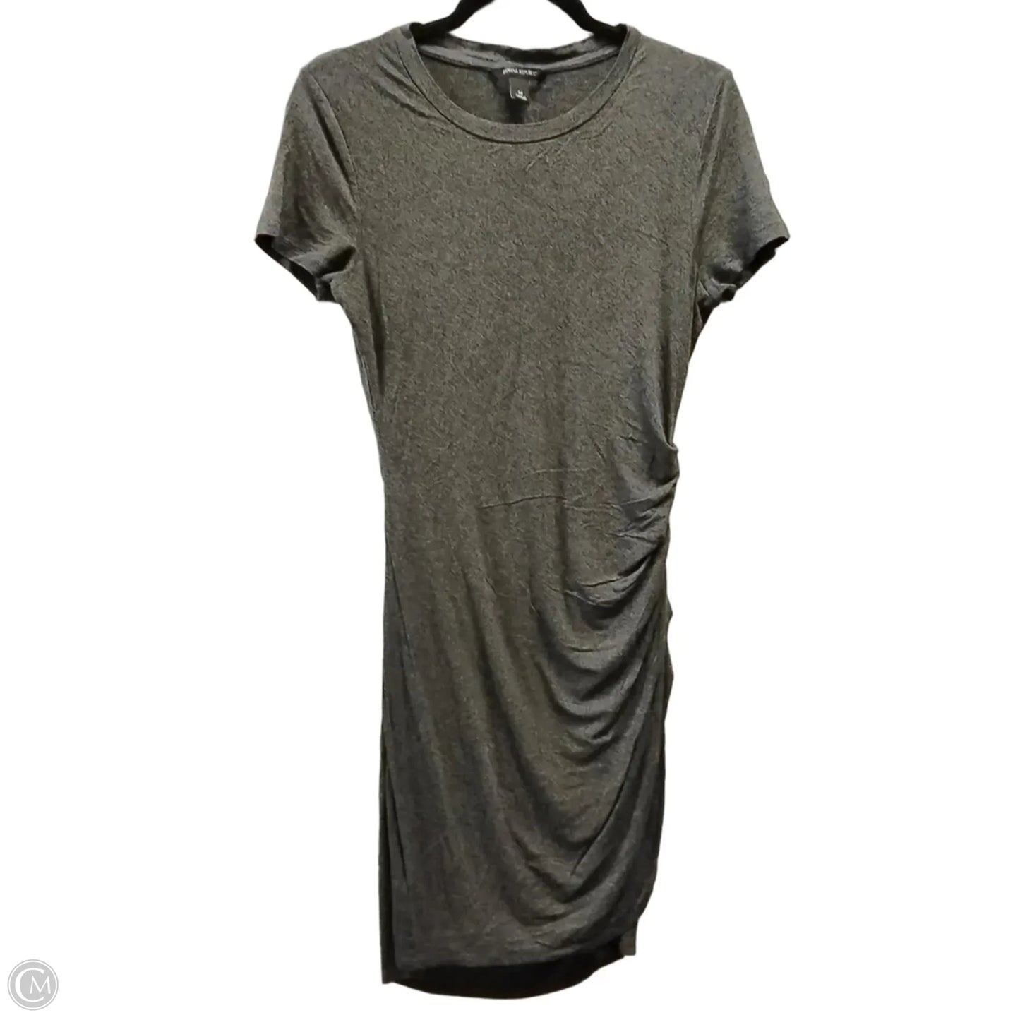 Dress Casual Midi By Banana Republic In Grey, Size: M