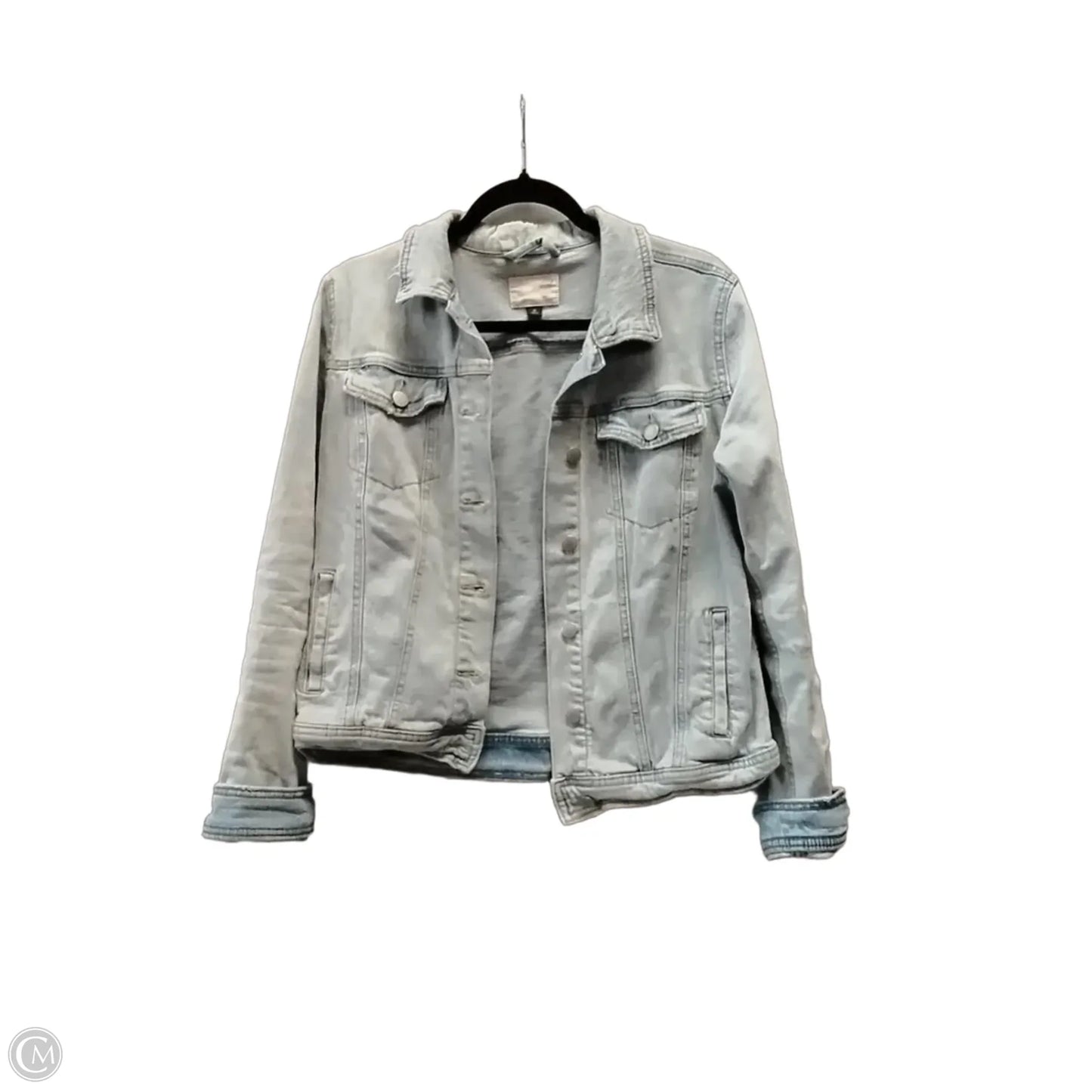 Jacket Denim By Universal Thread In Blue Denim, Size: M