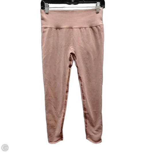 Athletic Leggings By Gym Shark In Orange, Size: M