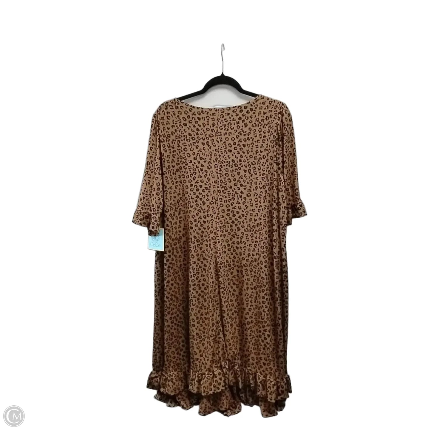 Dress Casual Midi By Cece In Animal Print, Size: 2x
