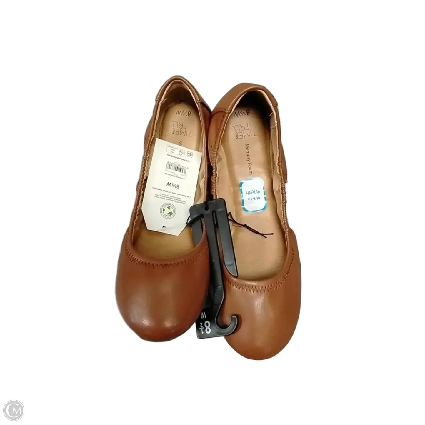 Shoes Flats By Time And Tru In Brown, Size: 8.5