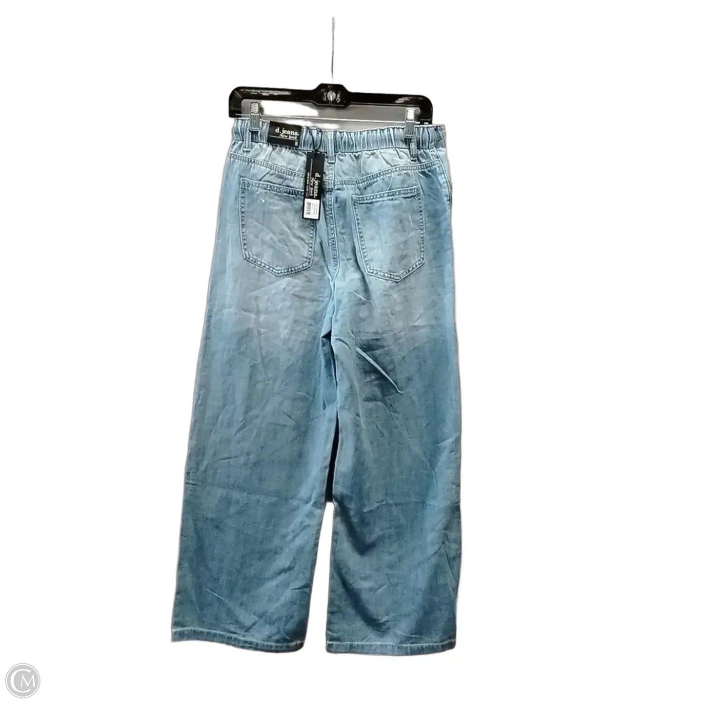 Jeans Wide Leg By D Jeans In Blue Denim, Size: 8