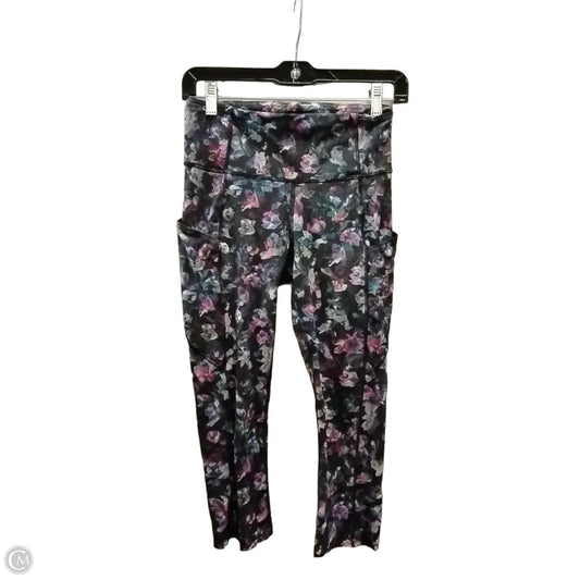 Athletic Leggings Capris By Lululemon In Floral Print, Size: 6