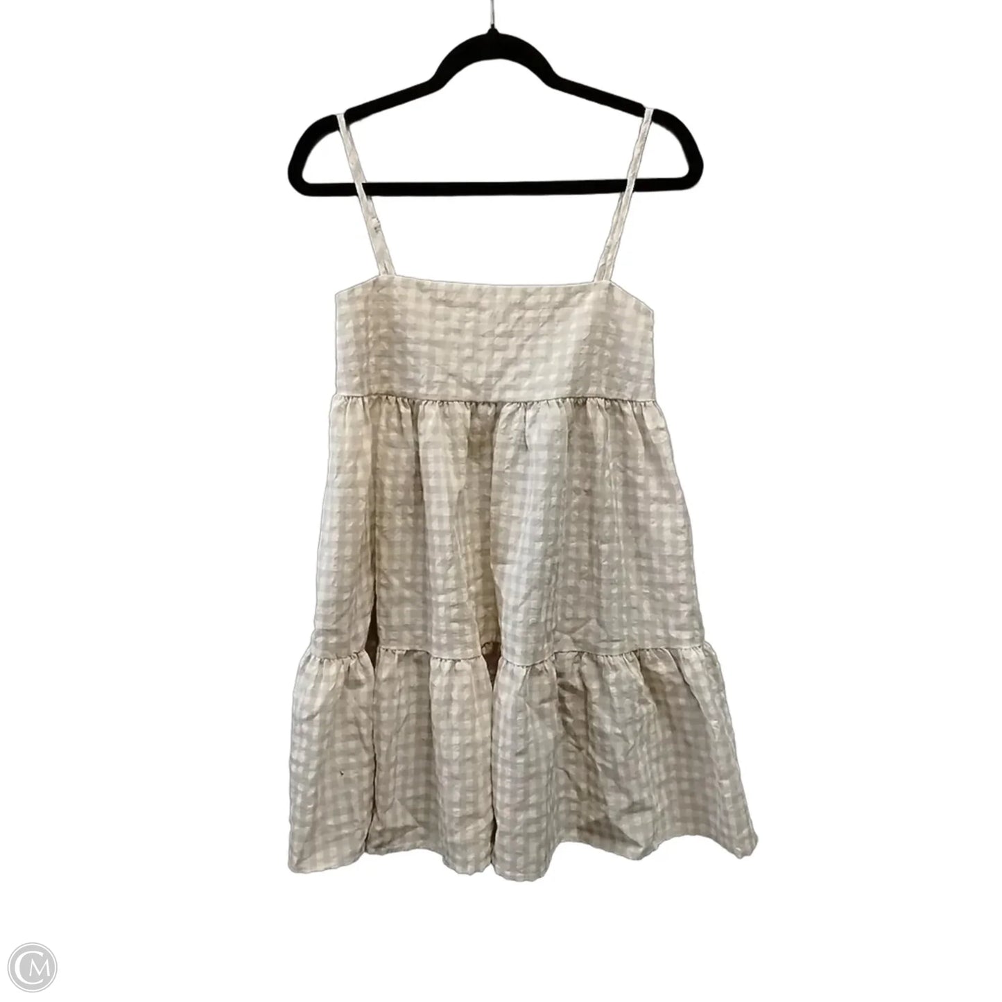Dress Casual Short By Petal & Pup In Plaid Pattern, Size: 4