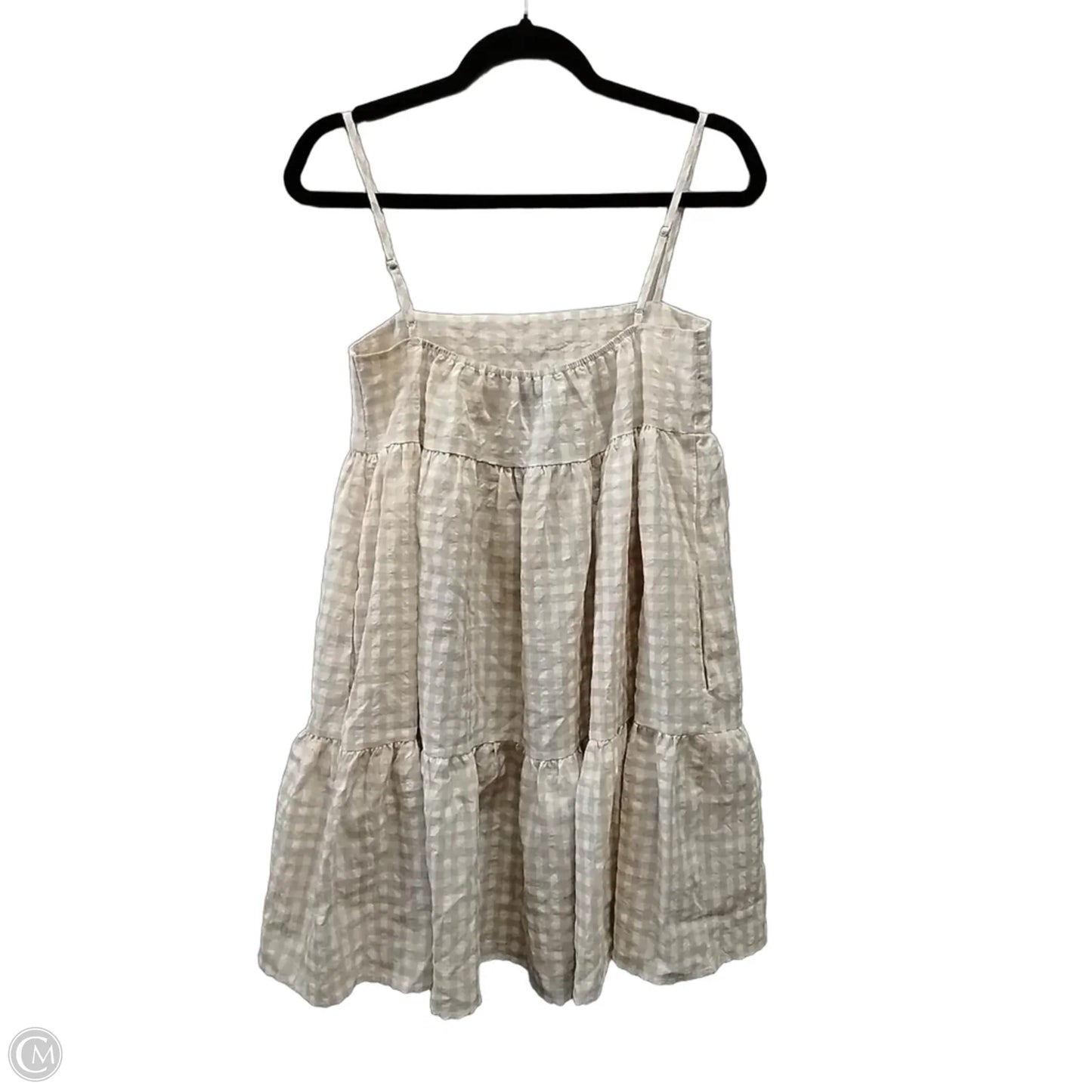 Dress Casual Short By Petal & Pup In Plaid Pattern, Size: 4