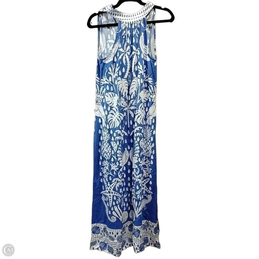 Dress Casual Maxi By Vince Camuto In Blue, Size: Xs