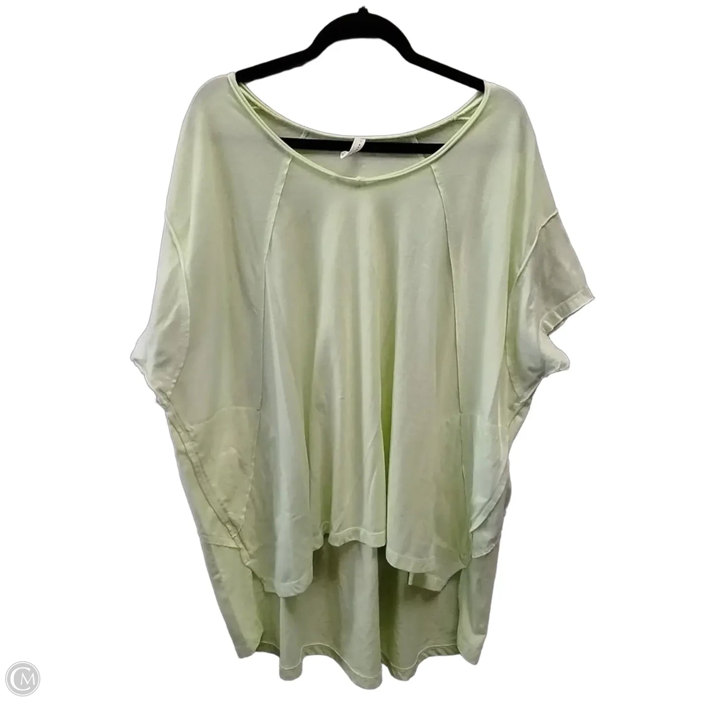 Top Short Sleeve By Free People In Green, Size: Xs