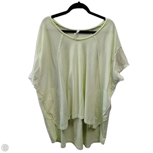 Top Short Sleeve By Free People In Green, Size: Xs