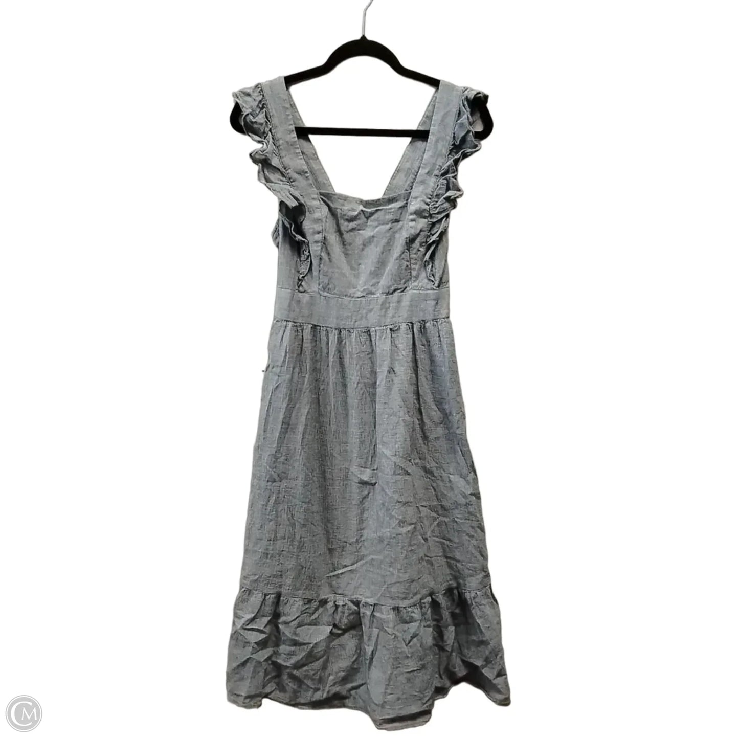 Dress Casual Midi By Loft In Blue, Size: 2