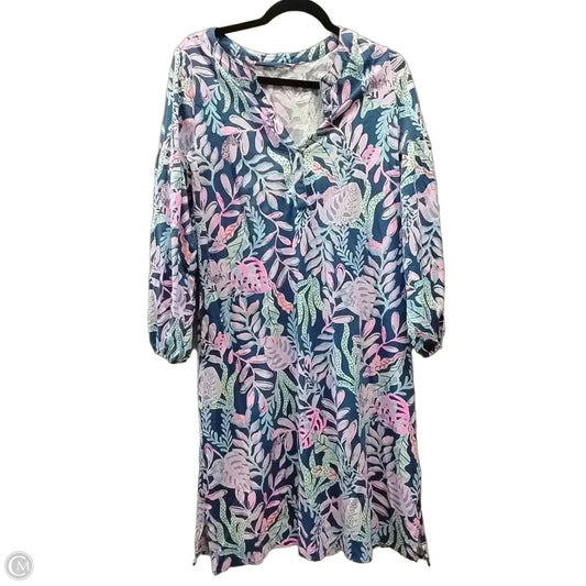 Dress Designer By Lilly Pulitzer In Blue, Size: L