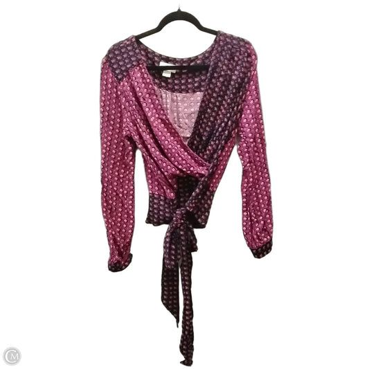 Top Long Sleeve By Maeve In Purple, Size: L