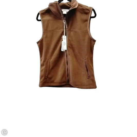 Vest Fleece By Natural Reflections In Brown, Size: S