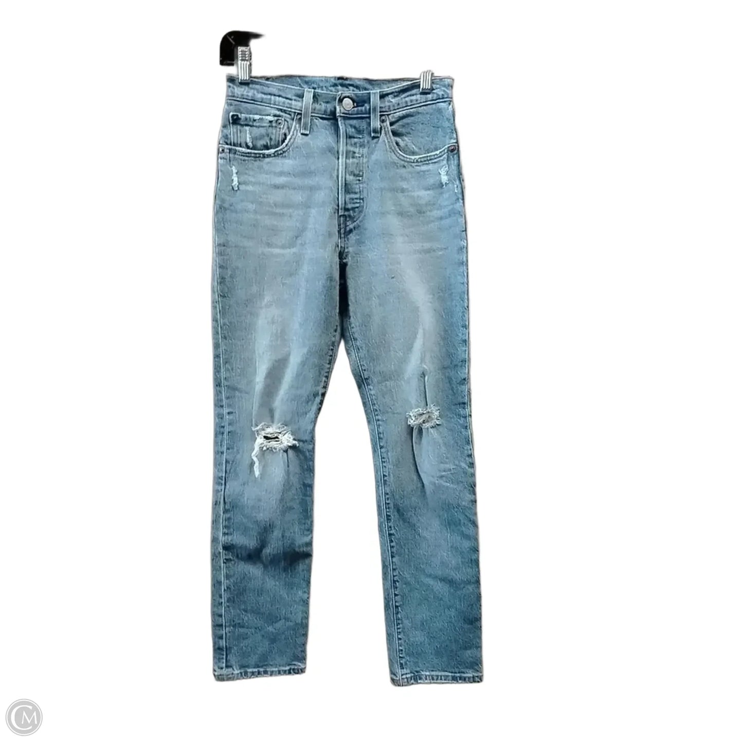 Jeans Skinny By Levis In Blue Denim, Size: 2