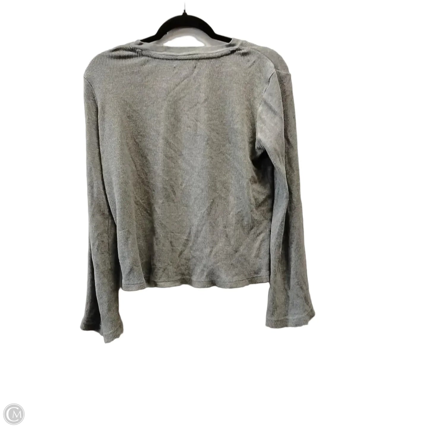 Top Long Sleeve By Madewell In Grey, Size: S