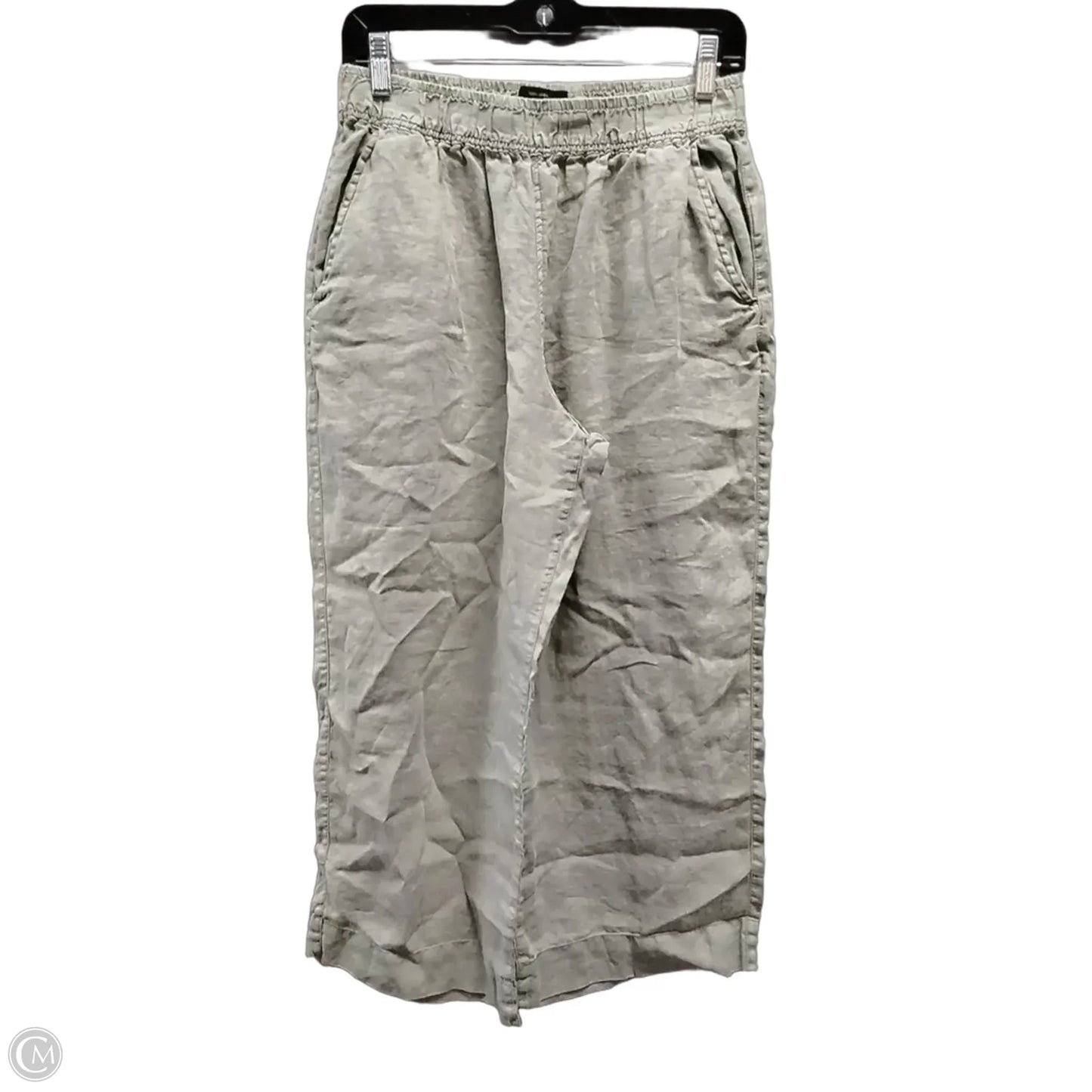 Pants Linen By Tahari In Green, Size: M