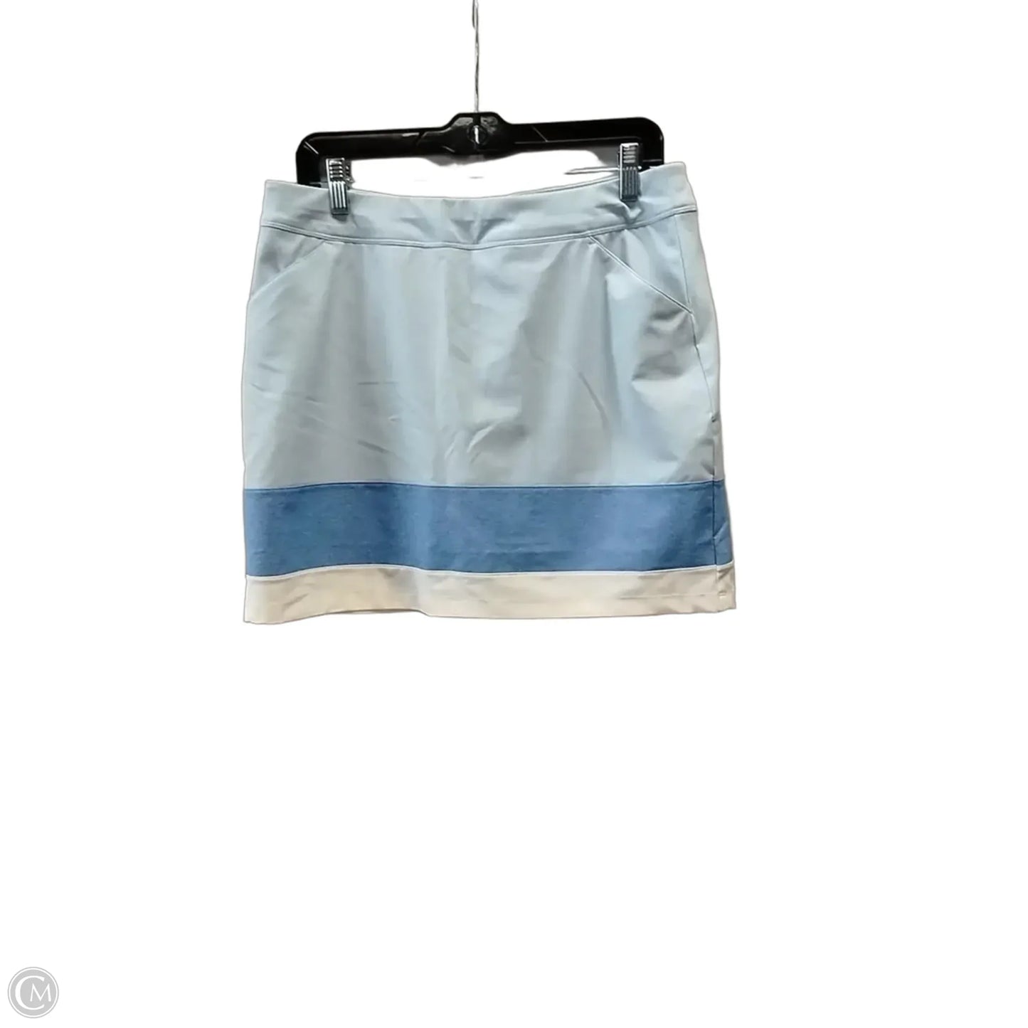 Athletic Skort By Adidas In Blue, Size: M
