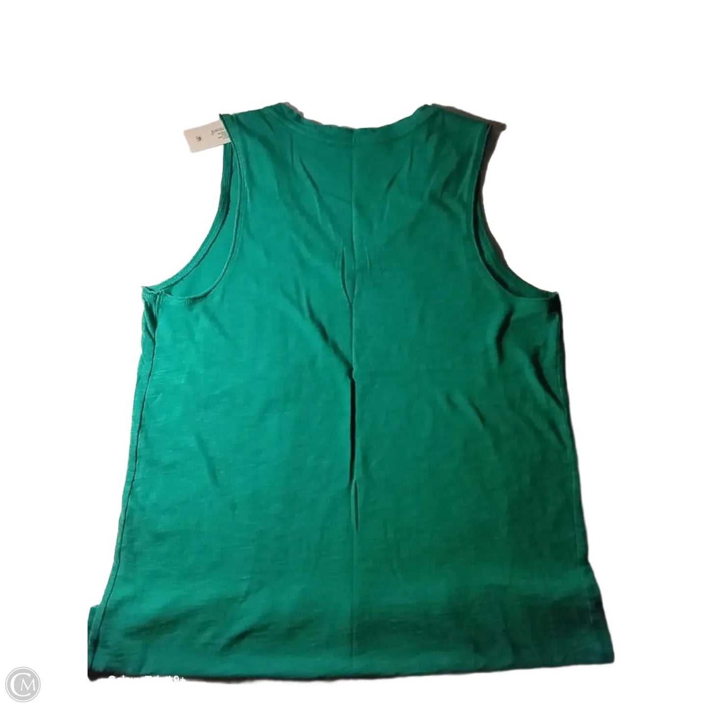 Tank Top By Time And Tru In Green, Size: M