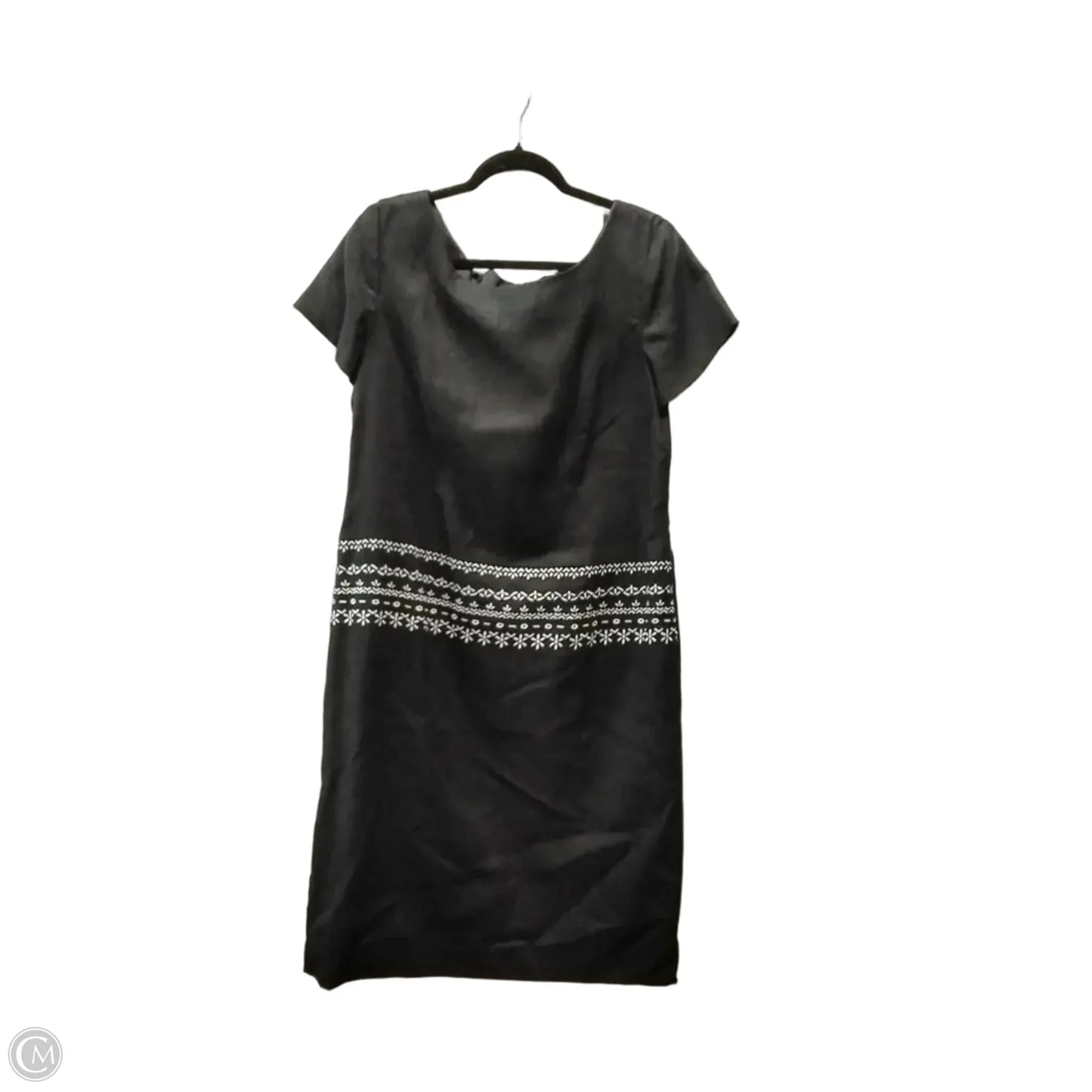 Dress Casual Midi By Jessica Howard In Black, Size: 14