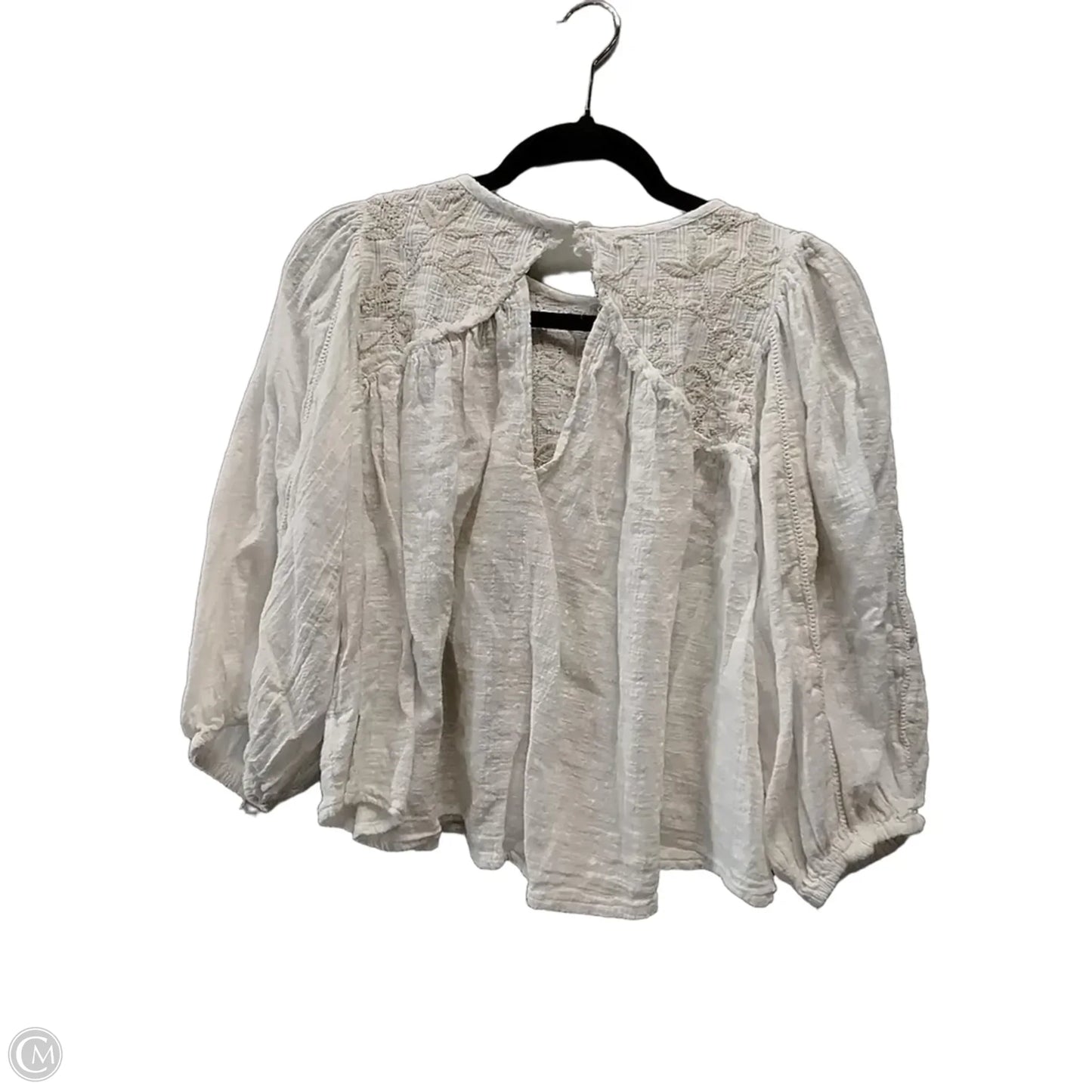 Top Long Sleeve By House Of Harlow In Ivory, Size: S