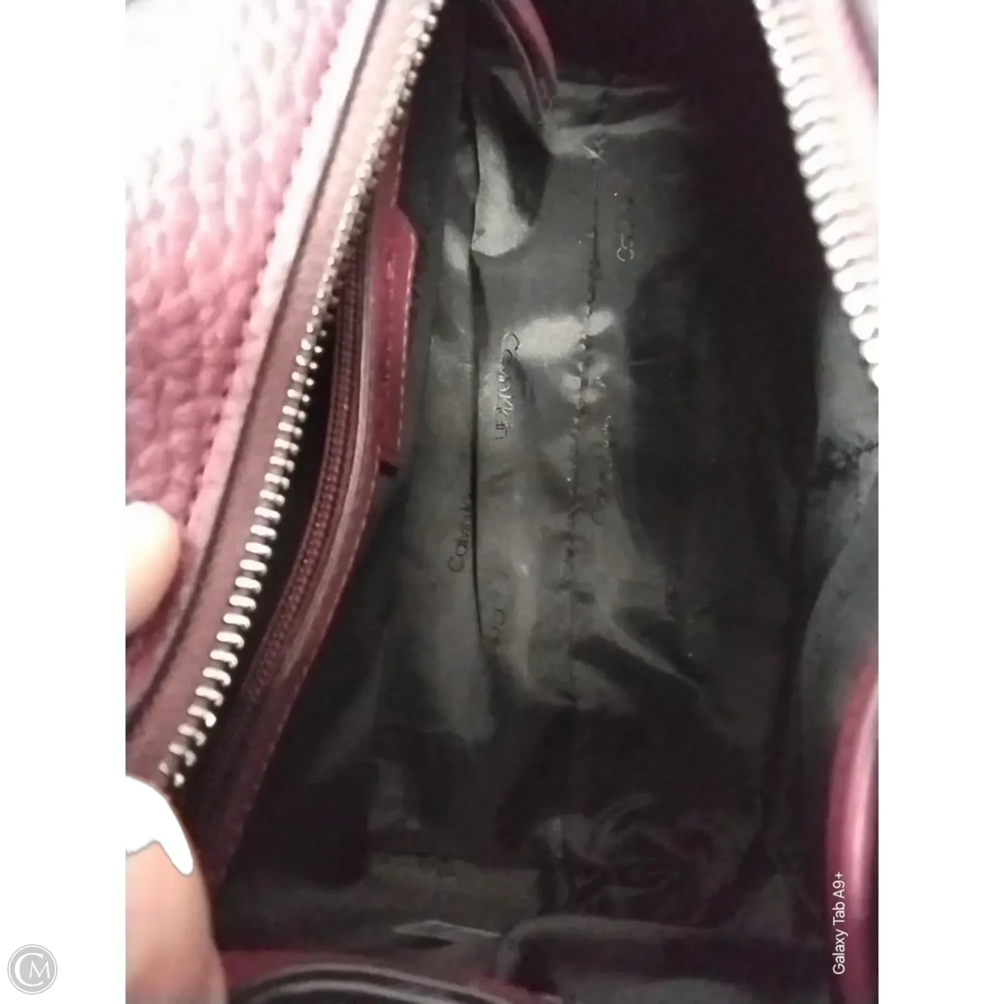 Crossbody Leather By Calvin Klein, Size: Small