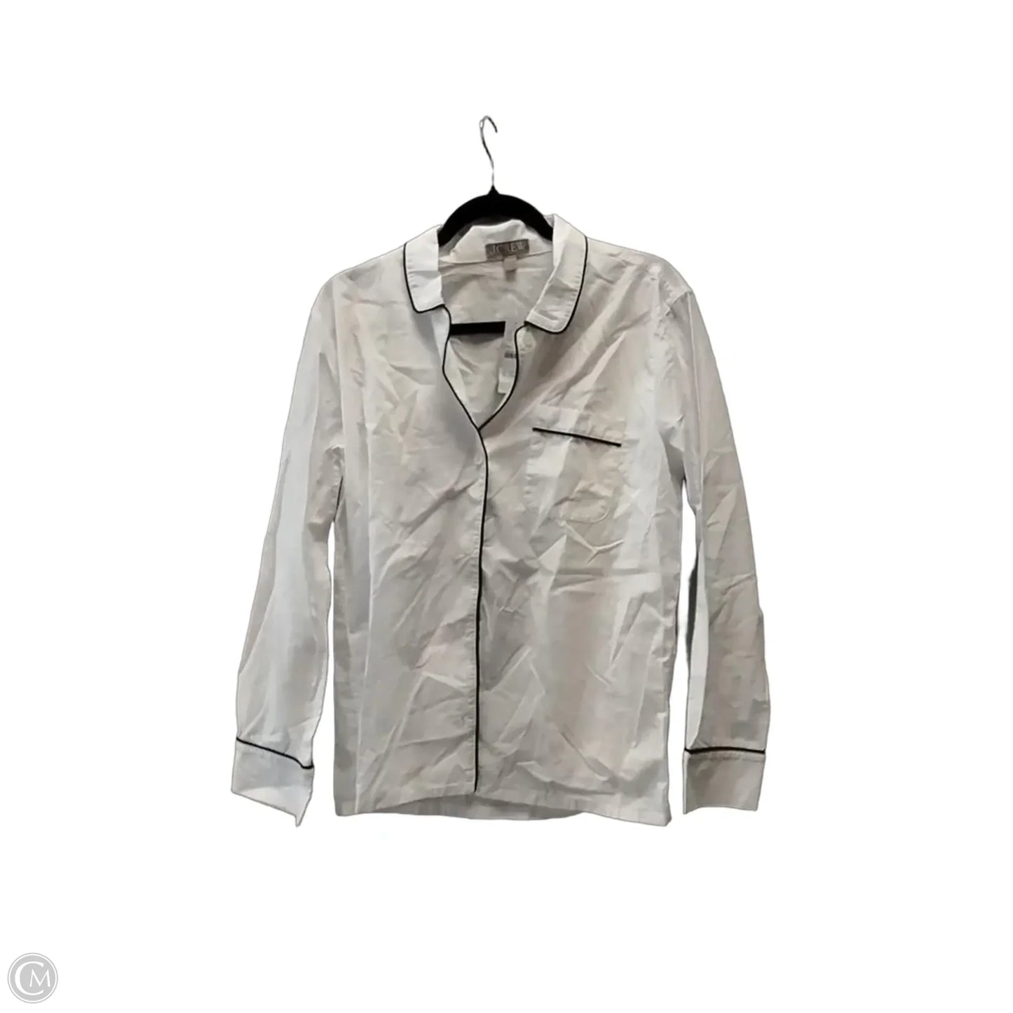 Top Long Sleeve By J. Crew In White, Size: S