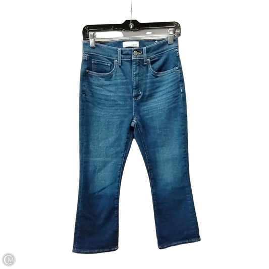 Jeans Straight By J. Jill In Blue Denim, Size: 4