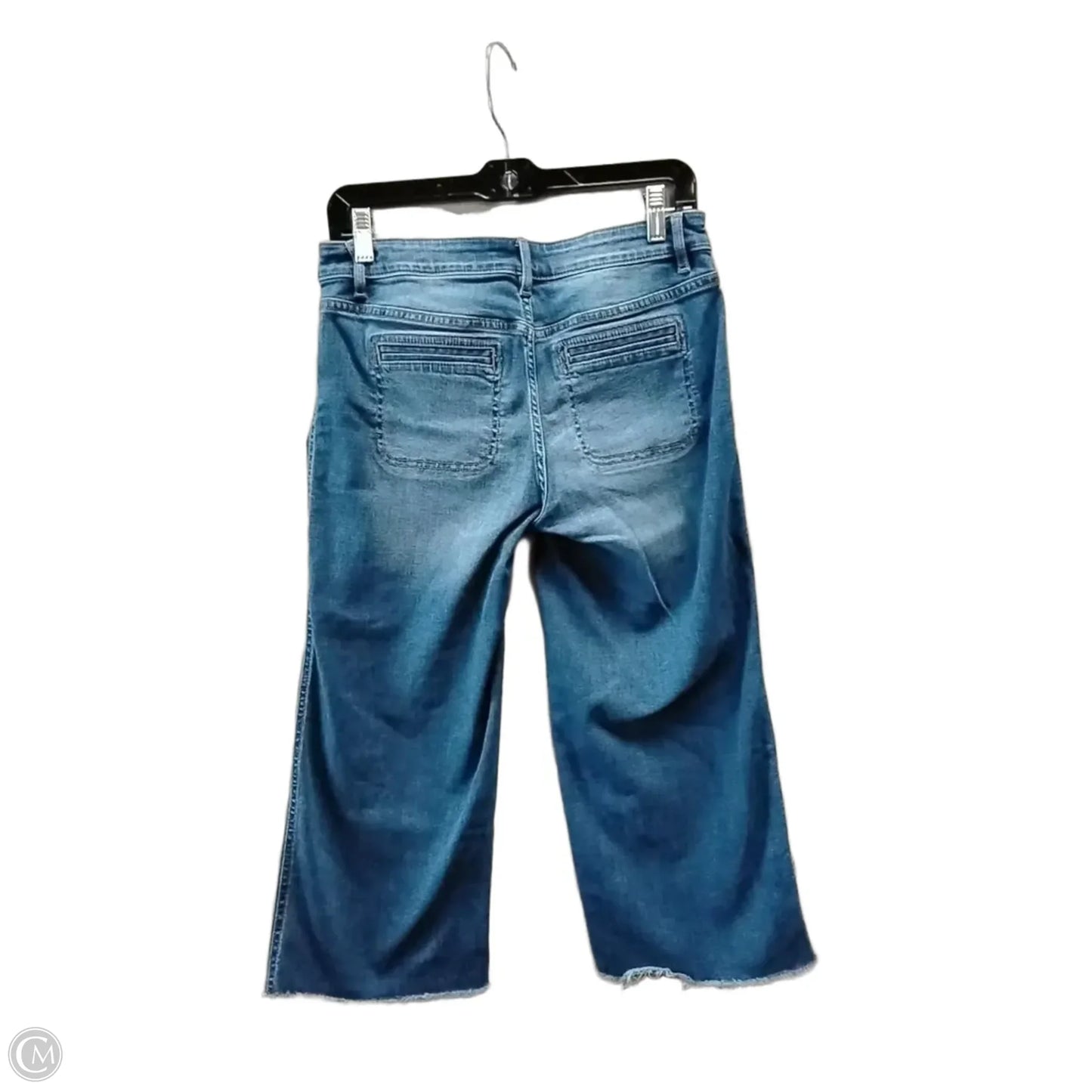 Jeans Wide Leg By J. Jill In Blue Denim, Size: 6