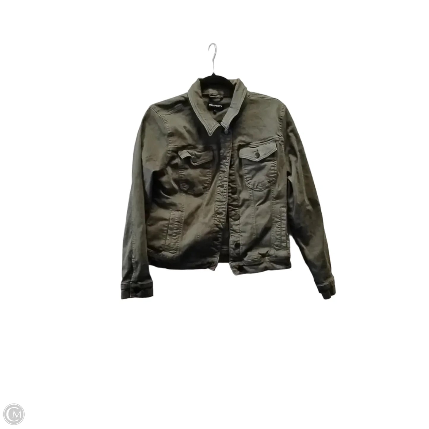 Jacket Denim By Cme In Green, Size: L